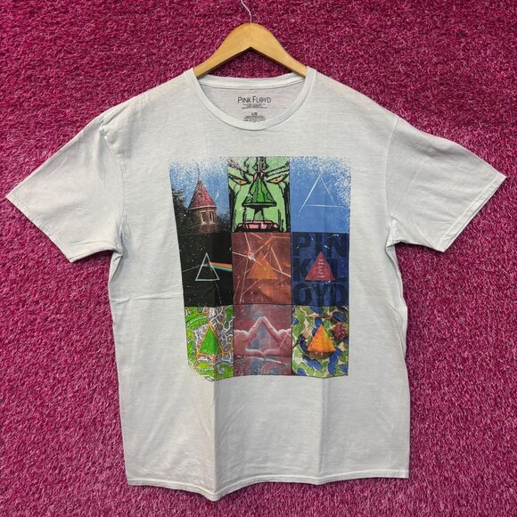 Pink Floyd Dark Side of the Moon album T-shirt size large - Picture 1 of 4